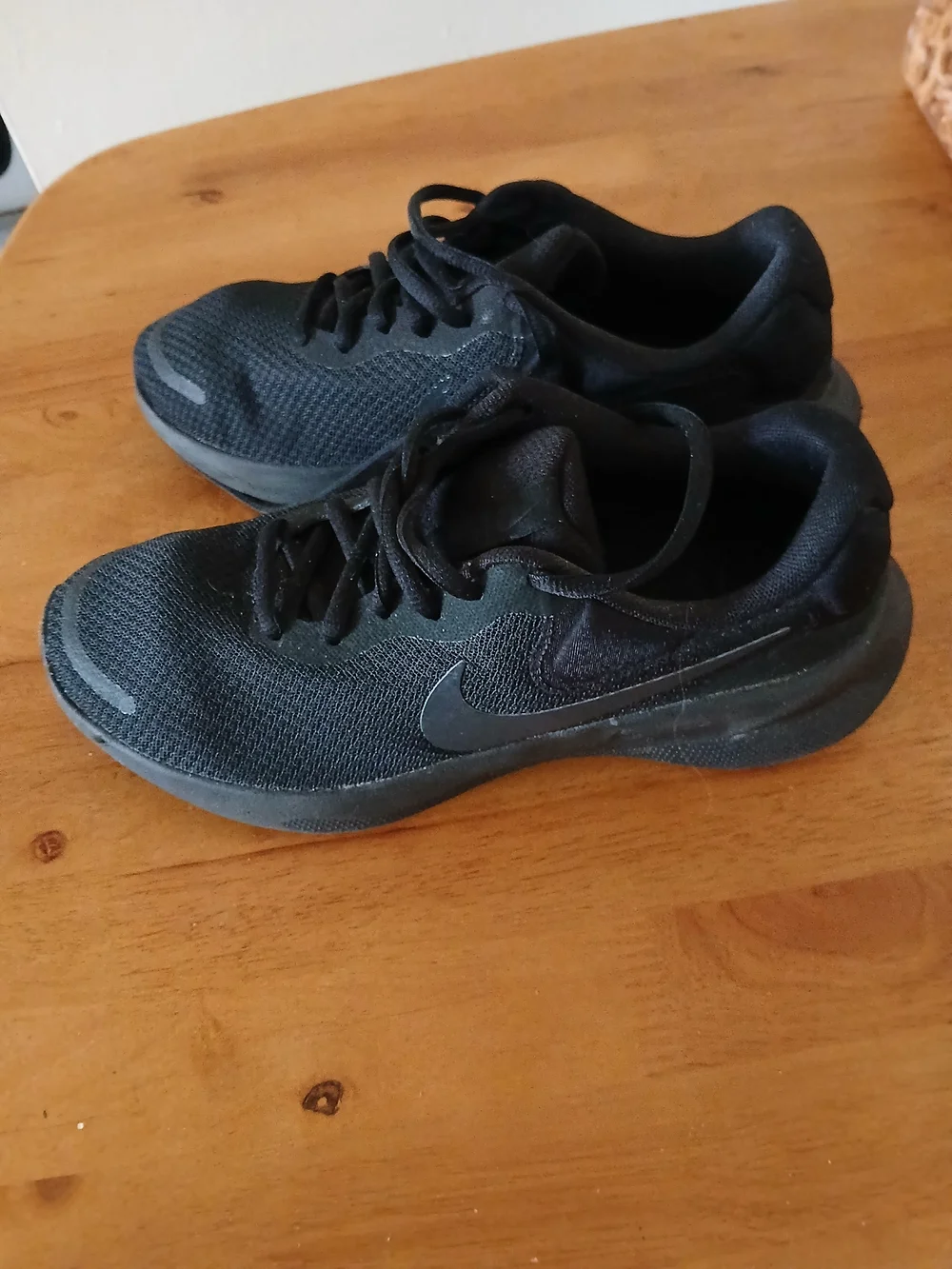 Nike Women's All-Black Mesh Running Sneakers